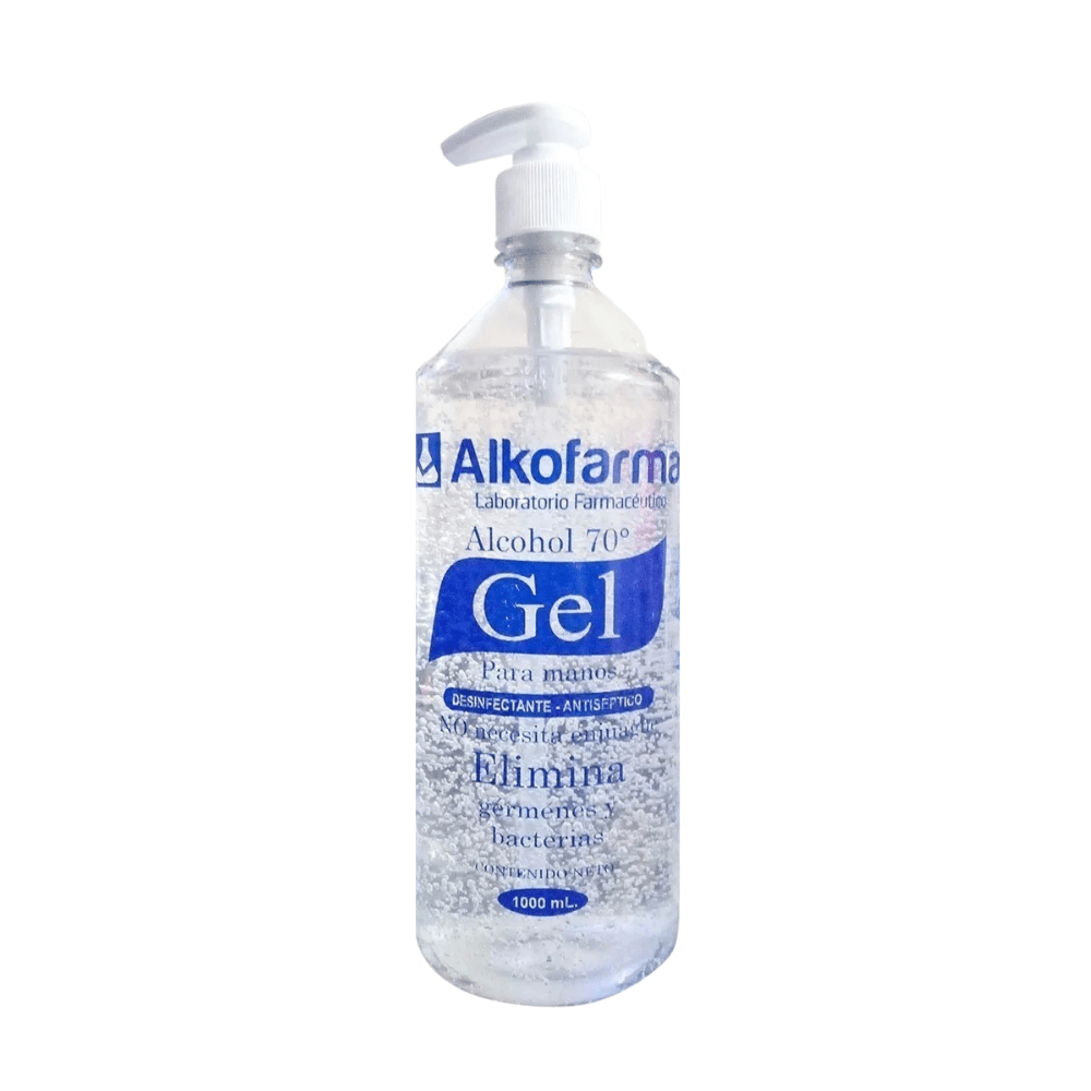 GEL ANTIBACTERIAL 70 % ALCOHOL (1 lt)