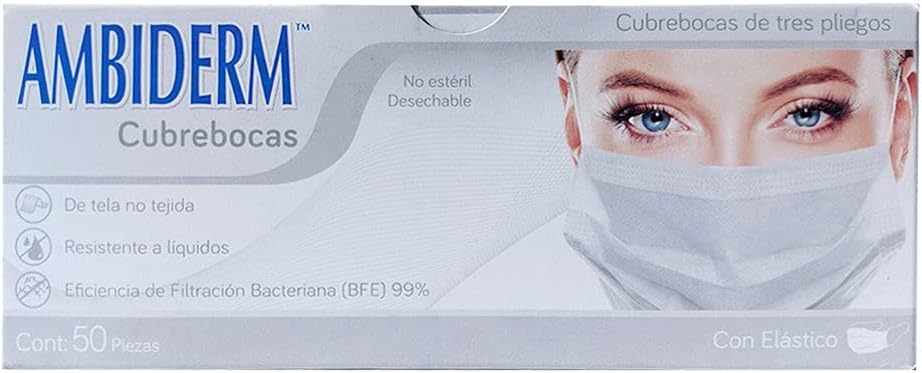 CUBRE BOCAS COLORES (100 pzas)