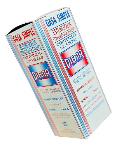 GASA ESTERIL (100 pzas)