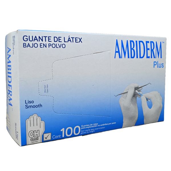 GUANTE DE LATEX NO ESTERIL (100 pzas)