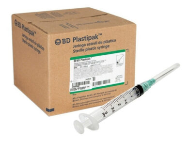 JERINGA CON AGUJA 21G X 23mm (100 pzas)