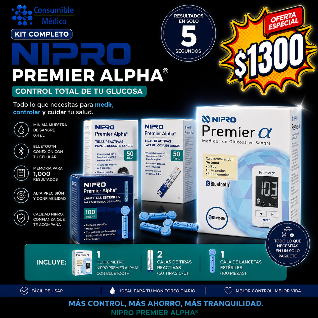 Kit Nipro Premier Alpha® Control Total