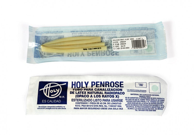 TUBO PENROSE ESTERIL (10 pzas)