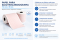 PAPEL PARA ELECTROCARDIOGRAMA 112 mm x 90 mm